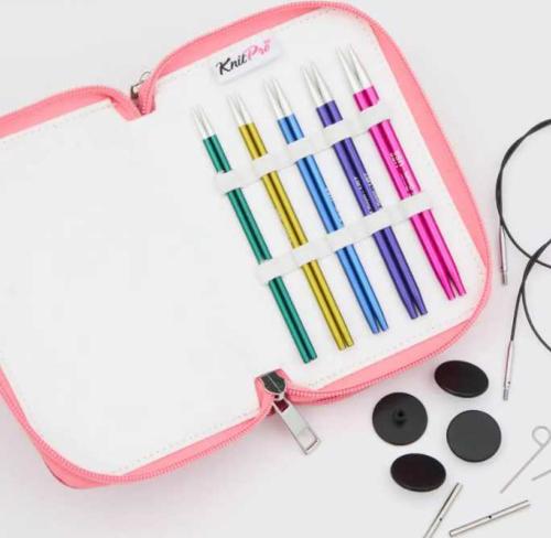 Coffret aiguilles à tricoter circulaires interchangeables KnitPro ZING 47424