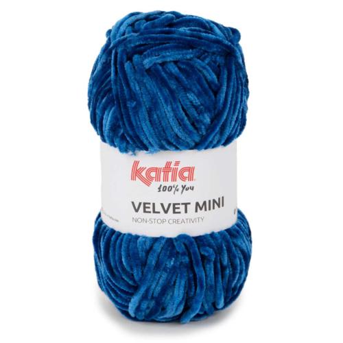 Laine Katia Velvet Mini Coloris BLEU217