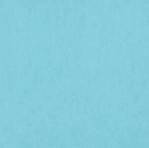 Tissu uni 100% Coton BLEU LAGON - vendu au mètre ou au 1/2 mètre