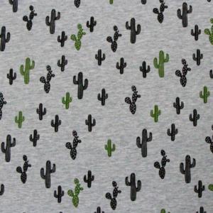 TISSUS JERSEY DE COTON EPAIS - Cactus - Au mètre