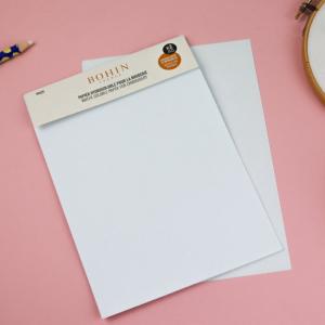 Papier Hydrosolubles Autocollant et Imprimable pour la broderie - BOHIN 