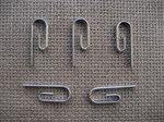Crochet pour rideaux - Metal - Sac de 20 Crochets