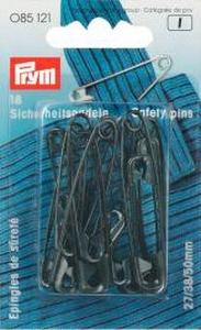 Epingles de surete Noire - Lot de 18 - Prym