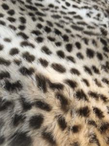 Tissus fausse fourrure imprim Gupard ou Lopard - De qualit