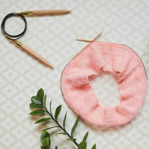 AIGUILLES A TRICOTER CIRCULAIRE EN BOIS KnitPro - 80CM - TAILLE AU CHOIX