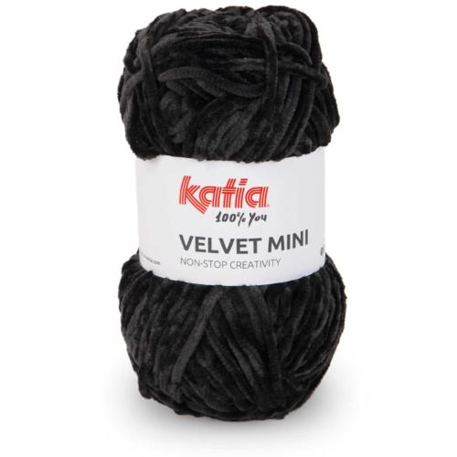 Laine Katia Velvet Mini Coloris NOIR 