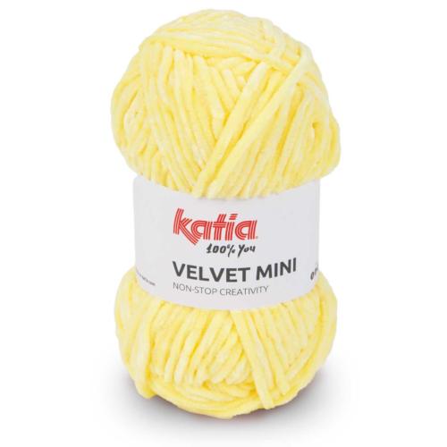 Laine Katia Velvet Mini Coloris JAUNE 201